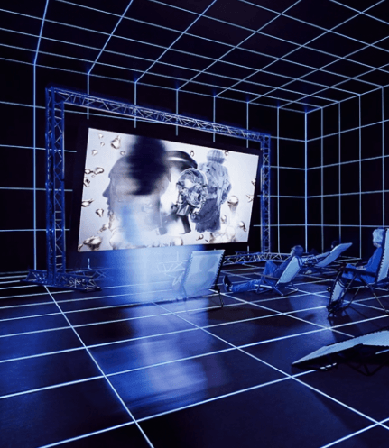 Cyber Blue Attraction at Art Blog