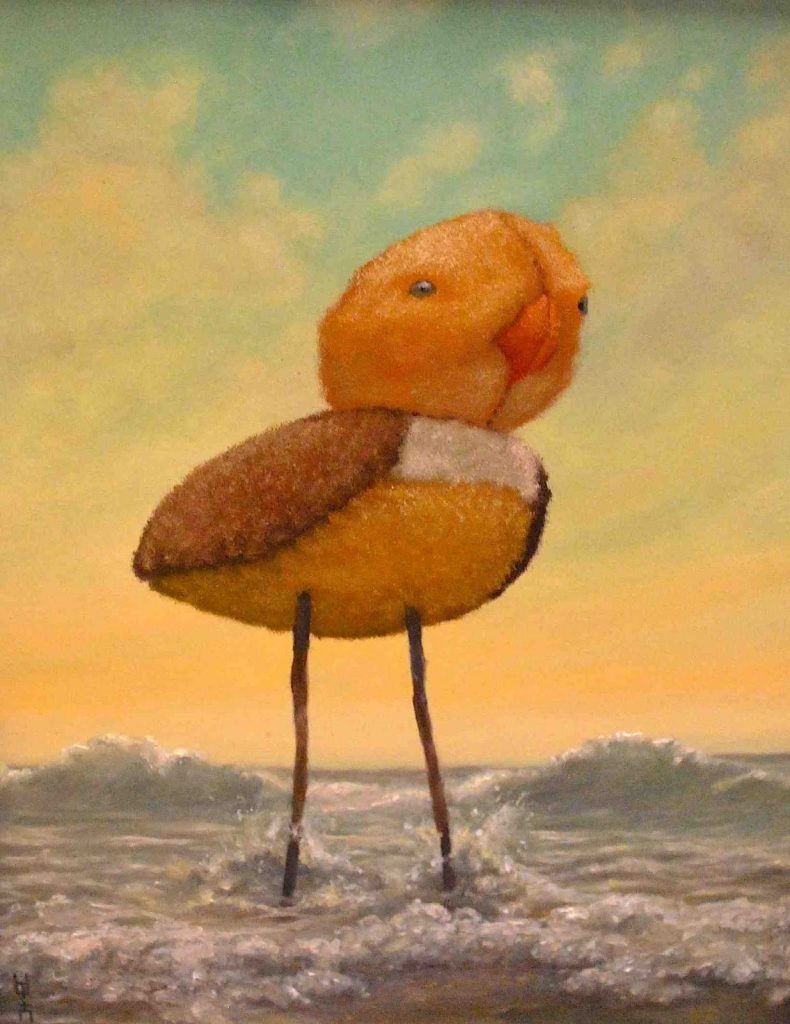 Beach Runner - Oil Painting