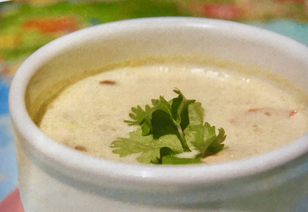 curry soup at food blog