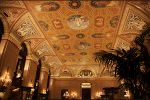 Drawings on the ceiling