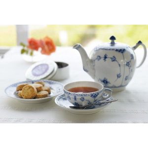 a breakfast with tea