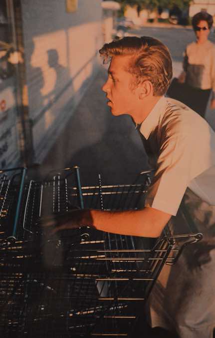 boy at grocery