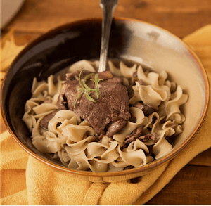 paste with meat