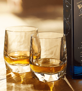 two glasses of whiskey