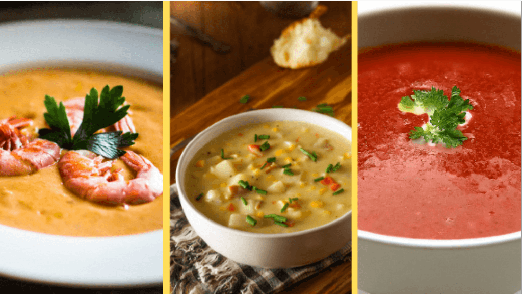 Potato Soup Tomato Soup