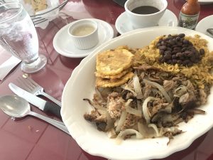 black beans and onions
